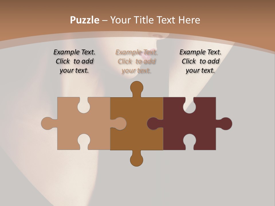 A Woman In A Black Dress Is Holding Her Hair PowerPoint Template