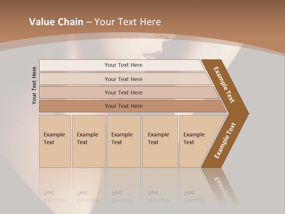 A Woman In A Black Dress Is Holding Her Hair PowerPoint Template