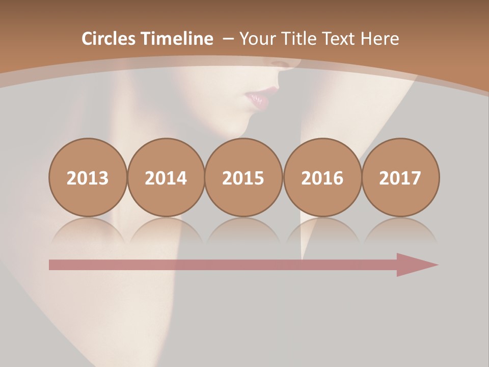 A Woman In A Black Dress Is Holding Her Hair PowerPoint Template