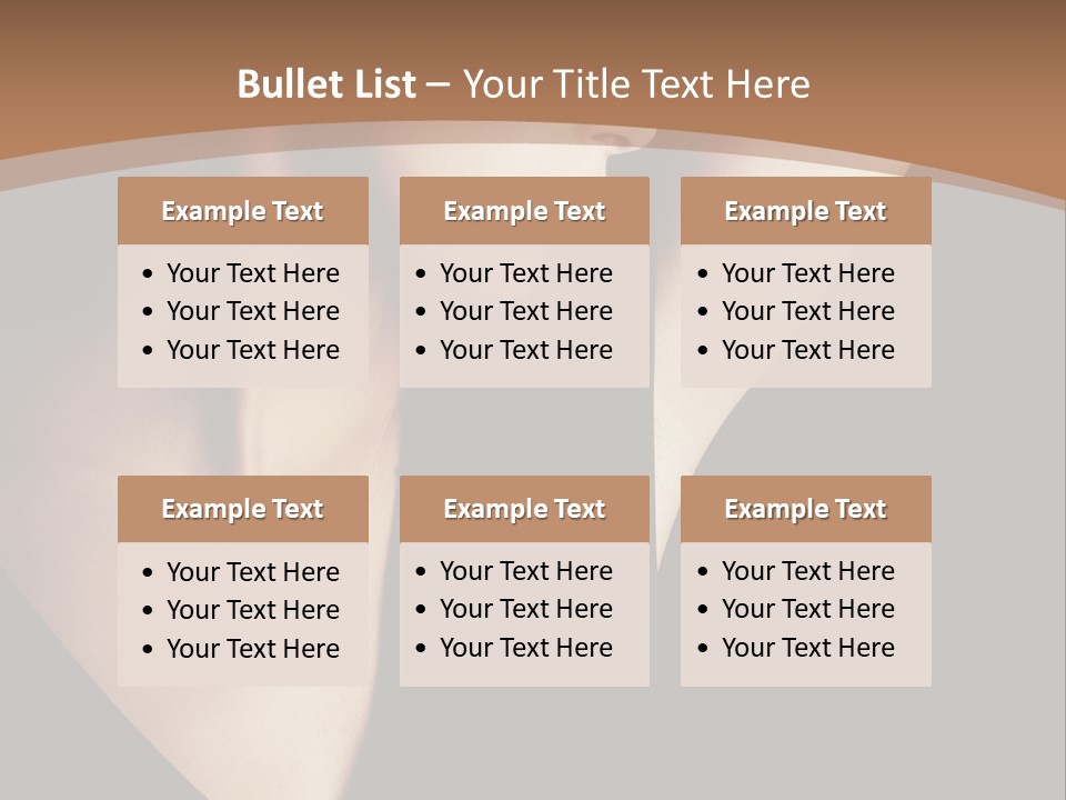 A Woman In A Black Dress Is Holding Her Hair PowerPoint Template