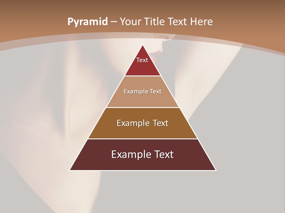 A Woman In A Black Dress Is Holding Her Hair PowerPoint Template