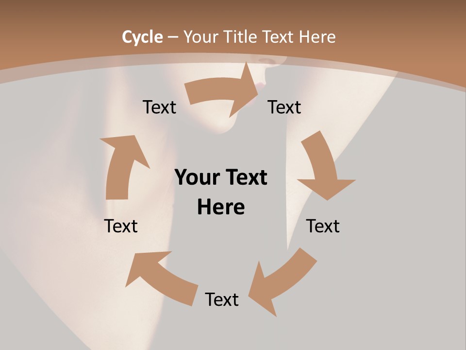 A Woman In A Black Dress Is Holding Her Hair PowerPoint Template