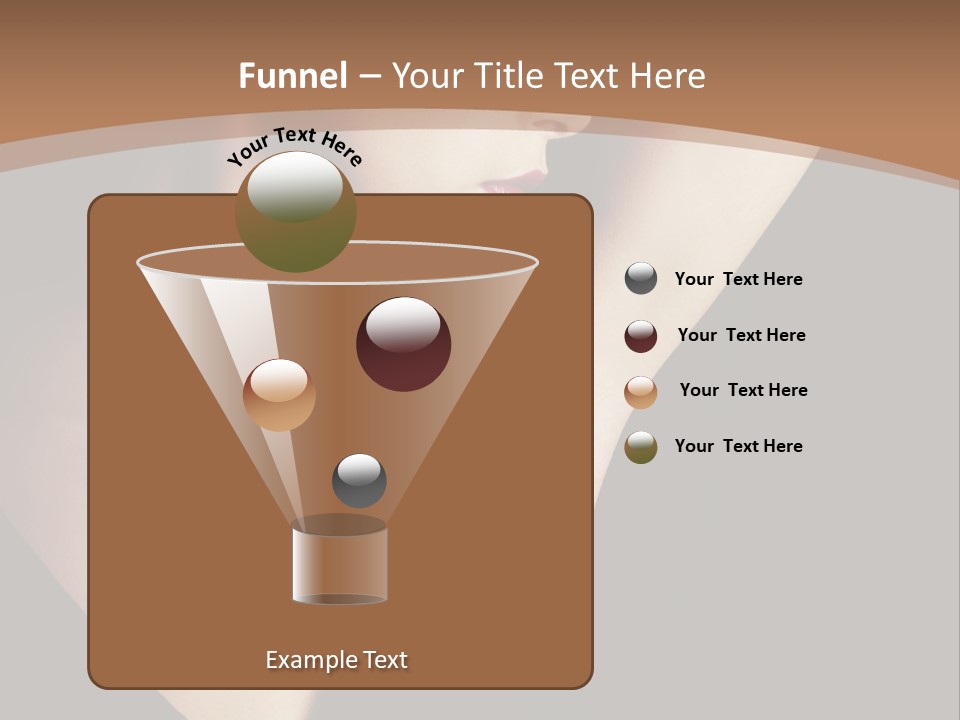 A Woman In A Black Dress Is Holding Her Hair PowerPoint Template