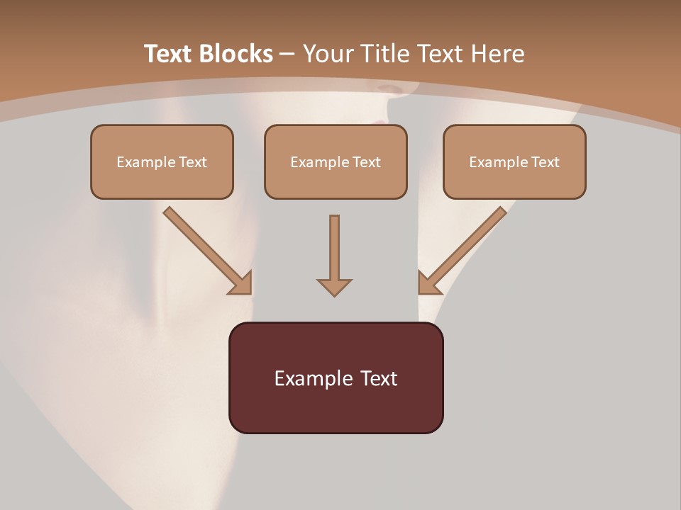 A Woman In A Black Dress Is Holding Her Hair PowerPoint Template