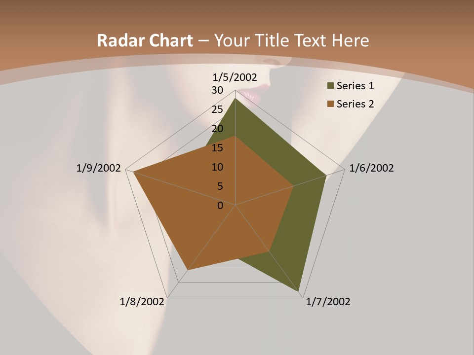 A Woman In A Black Dress Is Holding Her Hair PowerPoint Template