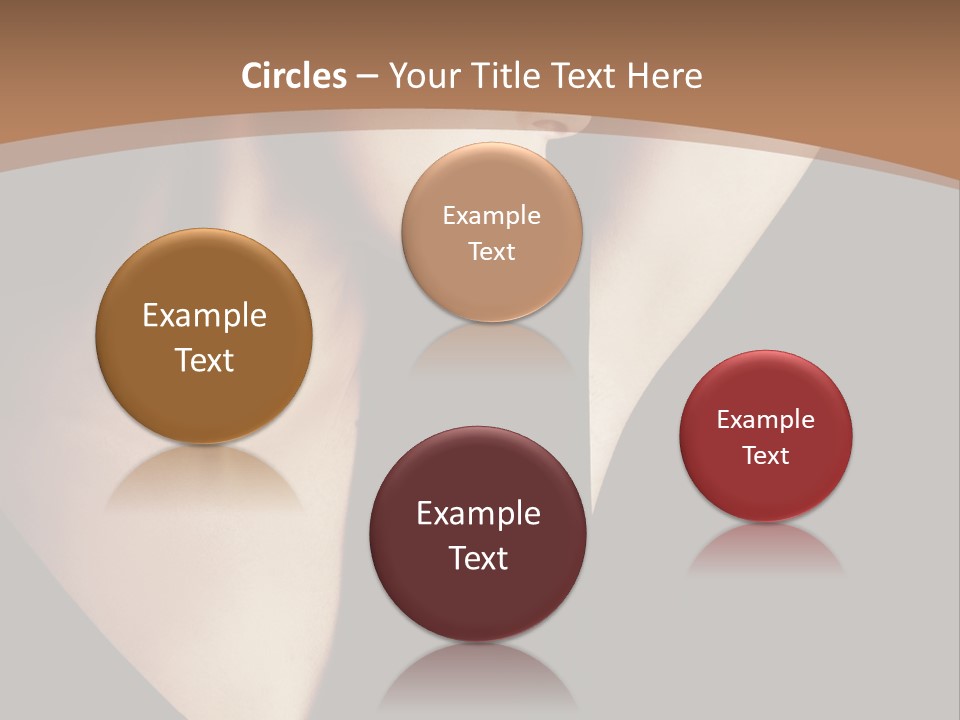 A Woman In A Black Dress Is Holding Her Hair PowerPoint Template