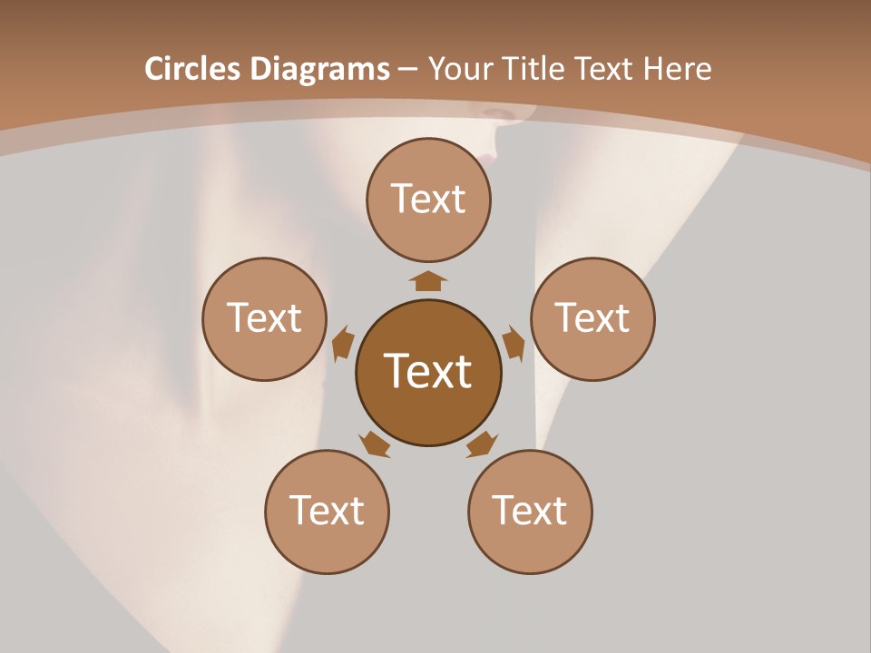 A Woman In A Black Dress Is Holding Her Hair PowerPoint Template