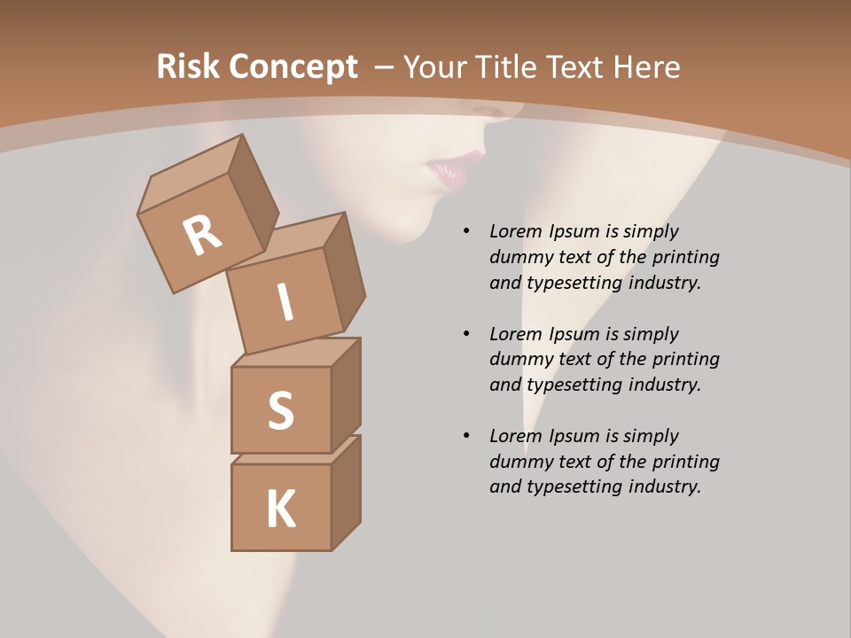 A Woman In A Black Dress Is Holding Her Hair PowerPoint Template