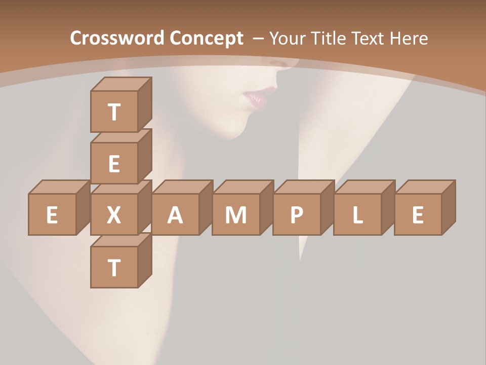 A Woman In A Black Dress Is Holding Her Hair PowerPoint Template