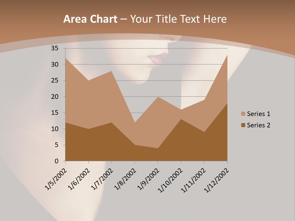 A Woman In A Black Dress Is Holding Her Hair PowerPoint Template