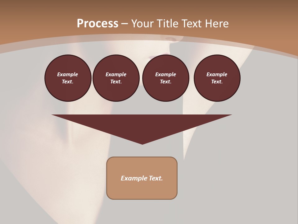 A Woman In A Black Dress Is Holding Her Hair PowerPoint Template