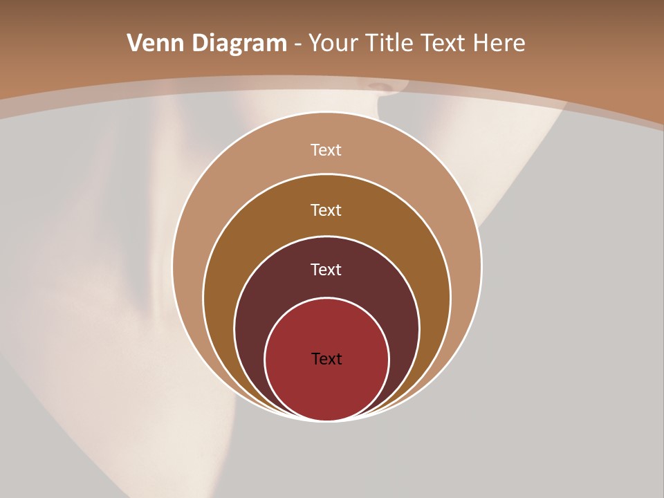 A Woman In A Black Dress Is Holding Her Hair PowerPoint Template