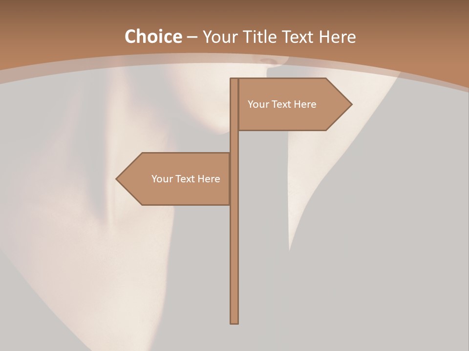 A Woman In A Black Dress Is Holding Her Hair PowerPoint Template