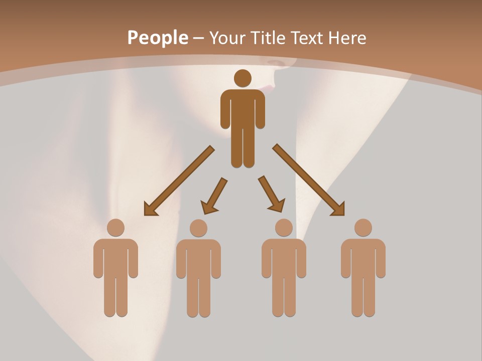 A Woman In A Black Dress Is Holding Her Hair PowerPoint Template