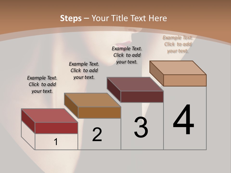 A Woman In A Black Dress Is Holding Her Hair PowerPoint Template