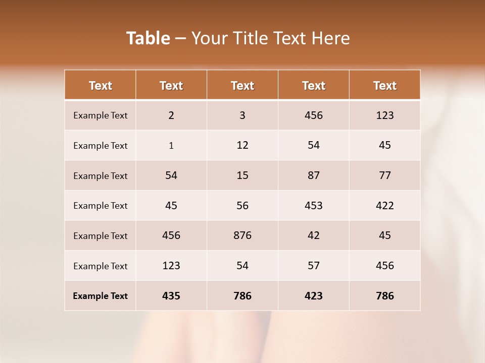 Young Beautiful Girl Applying Cream On Her Cheek PowerPoint Template