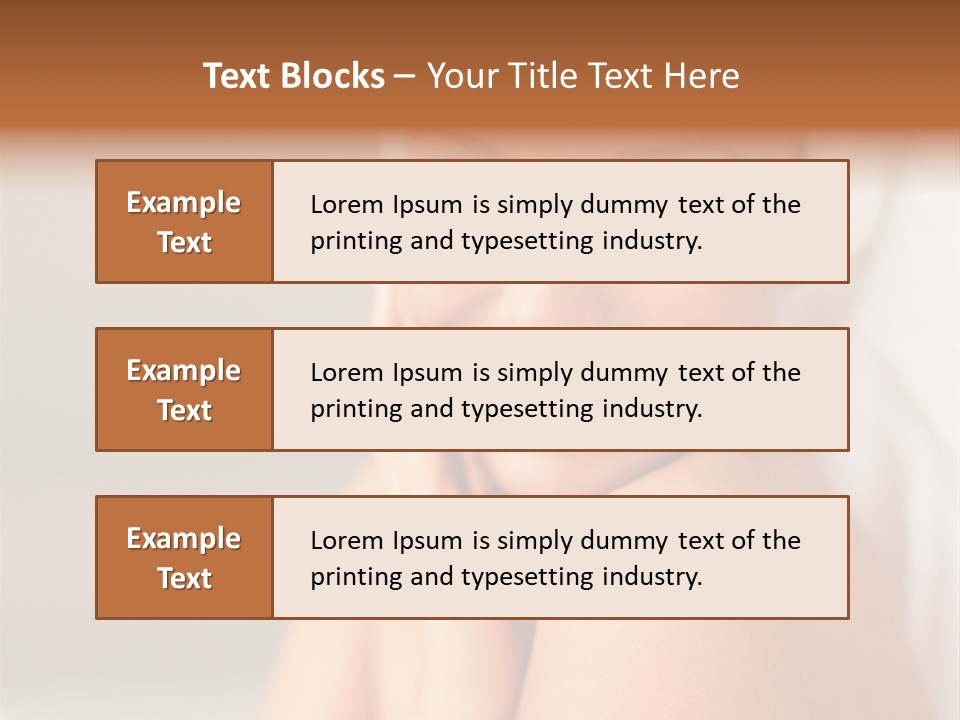 Young Beautiful Girl Applying Cream On Her Cheek PowerPoint Template