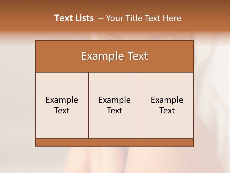 Young Beautiful Girl Applying Cream On Her Cheek PowerPoint Template