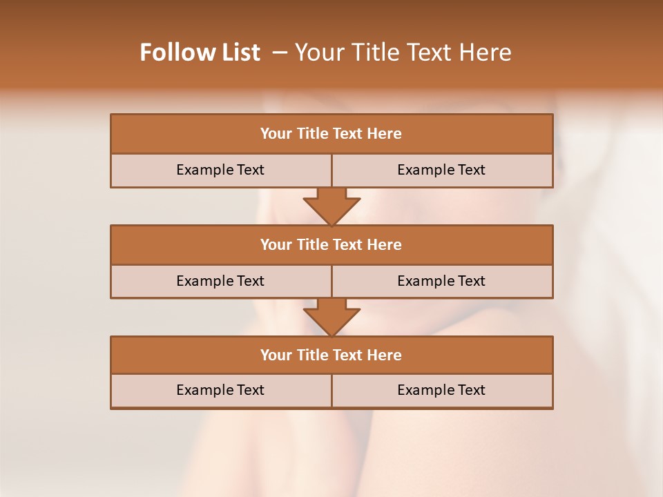 Young Beautiful Girl Applying Cream On Her Cheek PowerPoint Template