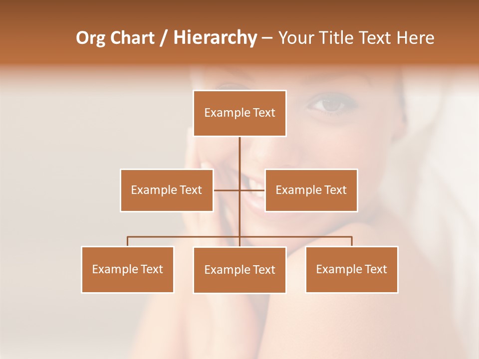 Young Beautiful Girl Applying Cream On Her Cheek PowerPoint Template