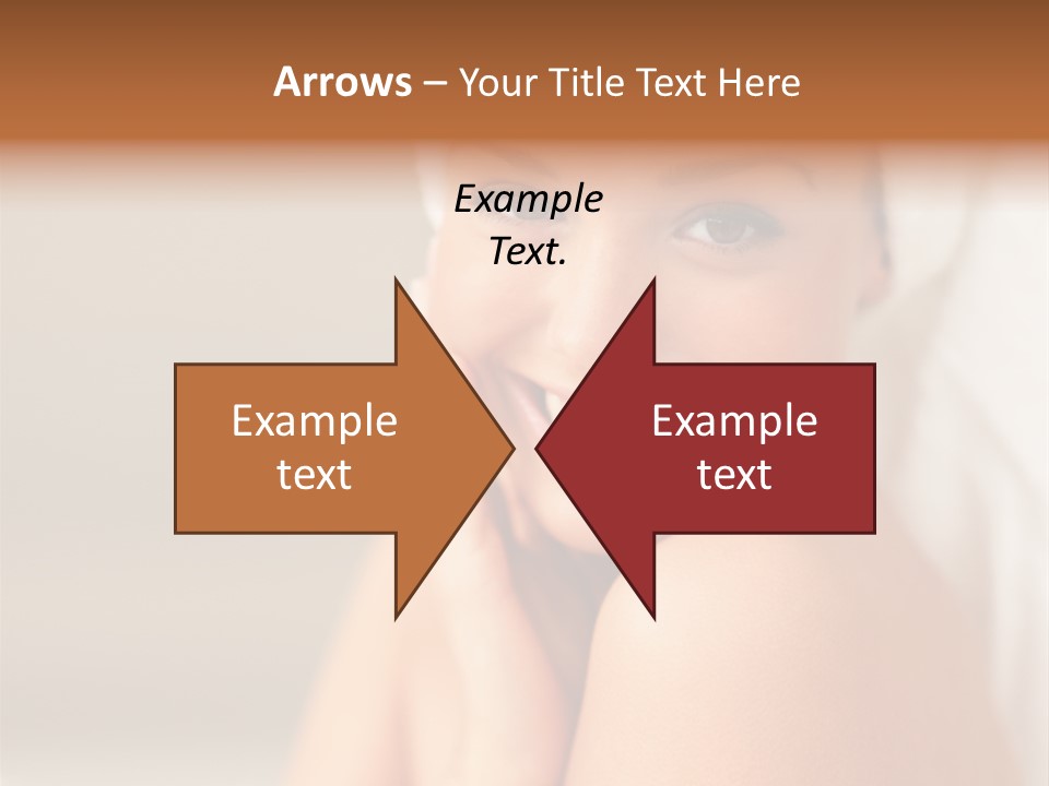 Young Beautiful Girl Applying Cream On Her Cheek PowerPoint Template