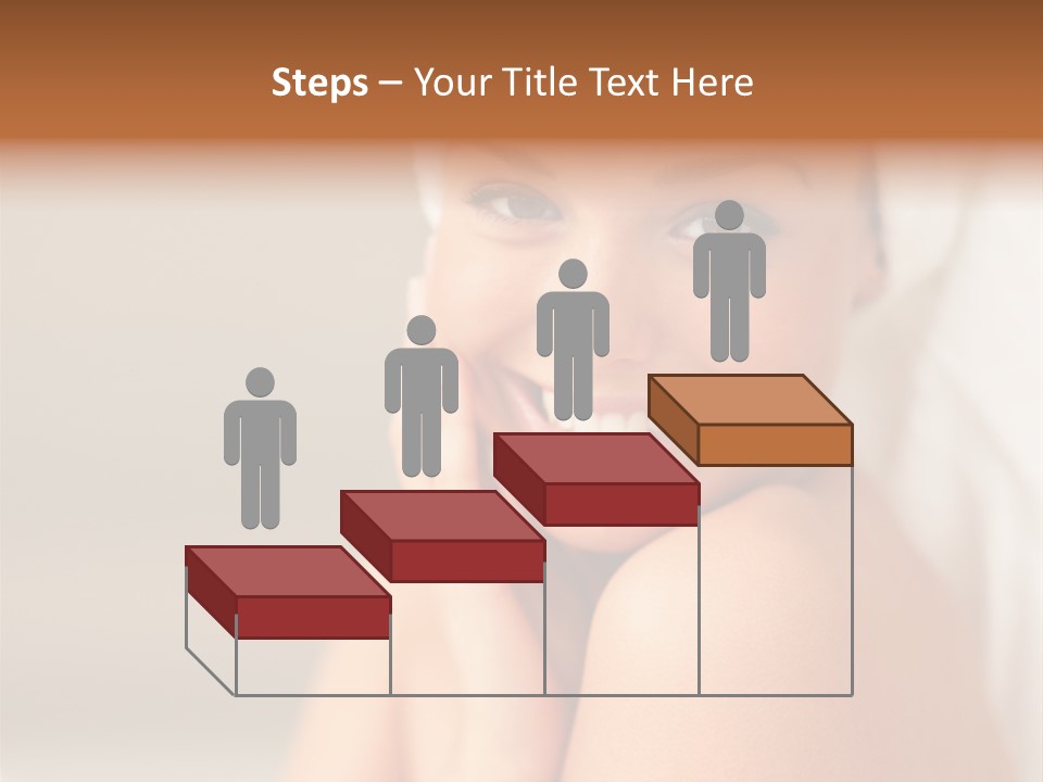 Young Beautiful Girl Applying Cream On Her Cheek PowerPoint Template