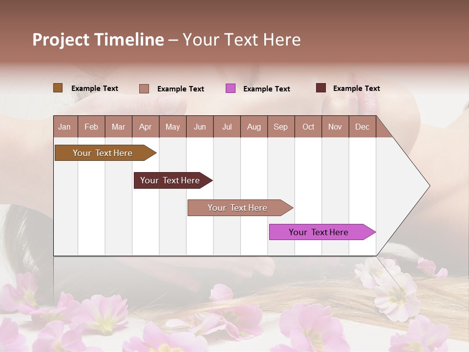 A Woman Getting A Facial Massage From A Professional Massager PowerPoint Template