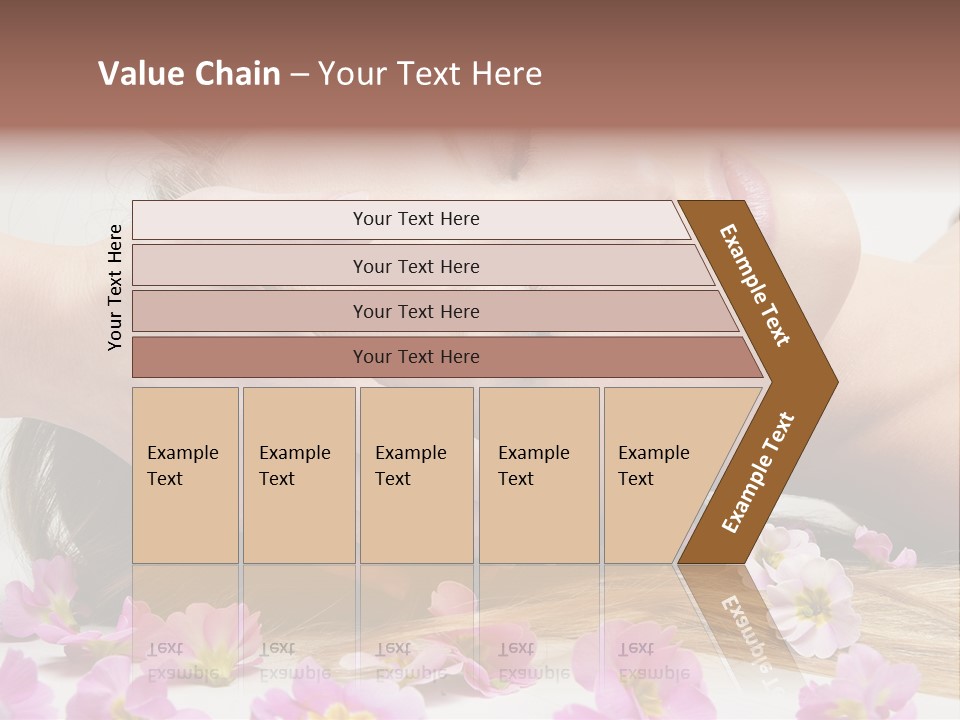 A Woman Getting A Facial Massage From A Professional Massager PowerPoint Template