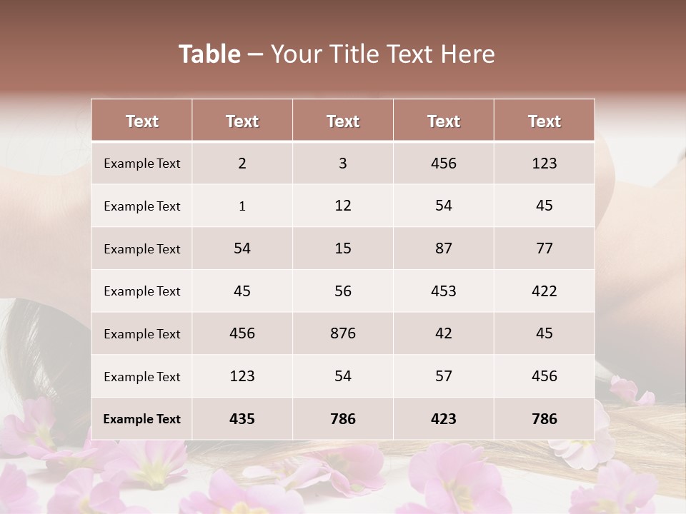 A Woman Getting A Facial Massage From A Professional Massager PowerPoint Template