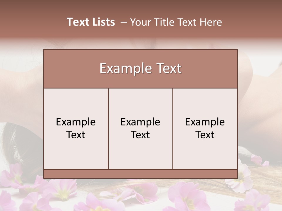 A Woman Getting A Facial Massage From A Professional Massager PowerPoint Template