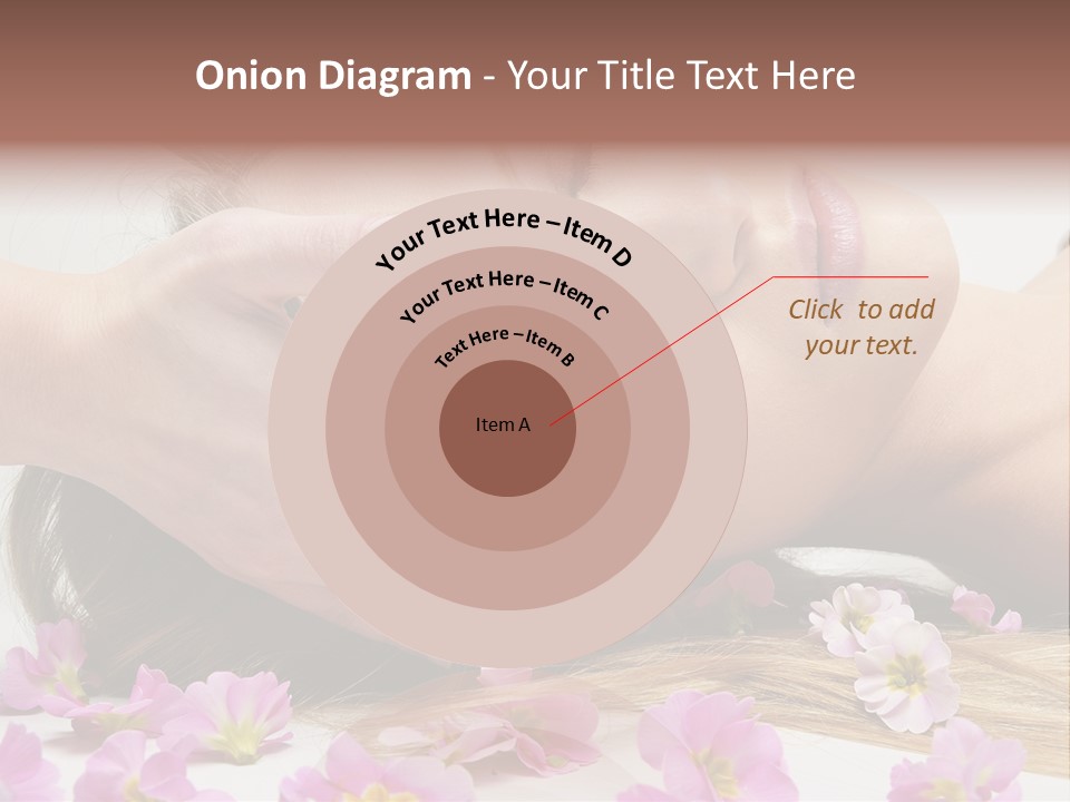 A Woman Getting A Facial Massage From A Professional Massager PowerPoint Template