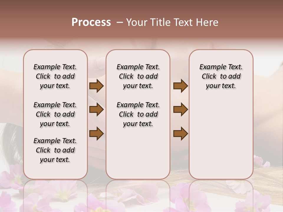 A Woman Getting A Facial Massage From A Professional Massager PowerPoint Template