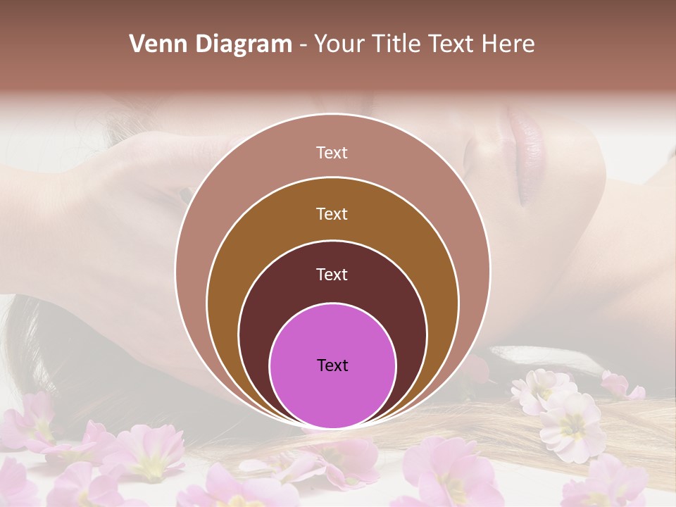 A Woman Getting A Facial Massage From A Professional Massager PowerPoint Template