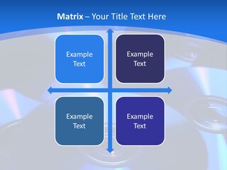 Close Up Of Batch Of Compact Disc PowerPoint Template