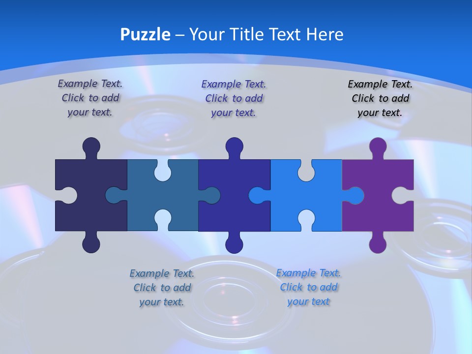 Close Up Of Batch Of Compact Disc PowerPoint Template
