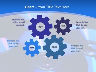 Close Up Of Batch Of Compact Disc PowerPoint Template