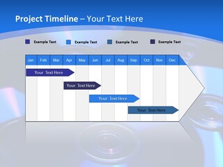 Close Up Of Batch Of Compact Disc PowerPoint Template