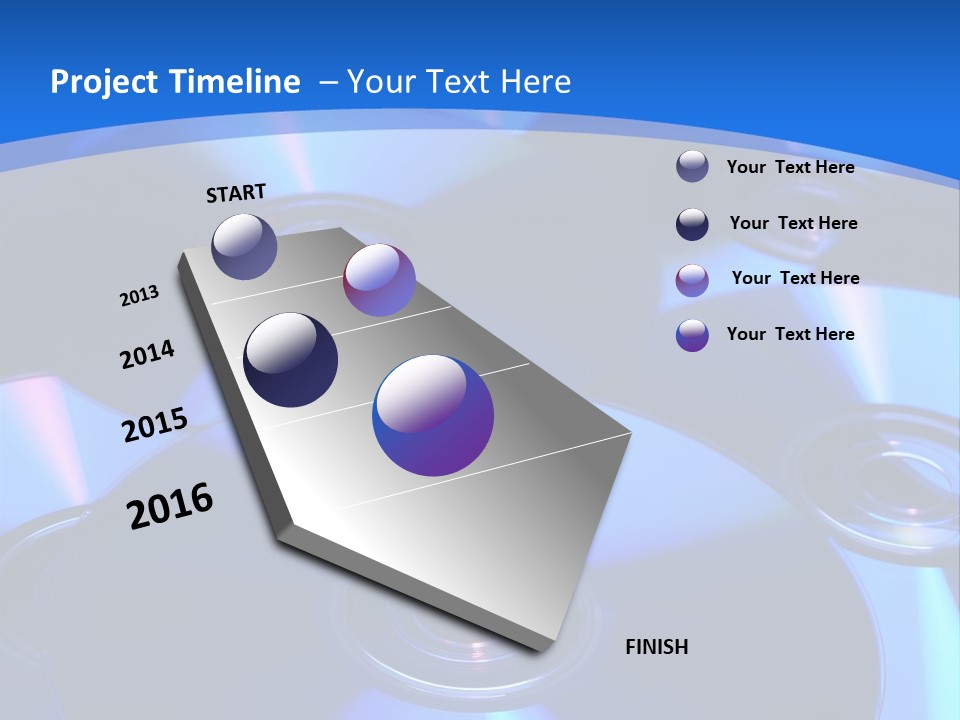 Close Up Of Batch Of Compact Disc PowerPoint Template