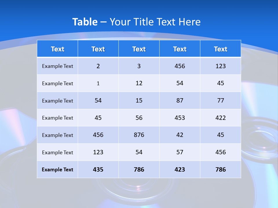 Close Up Of Batch Of Compact Disc PowerPoint Template