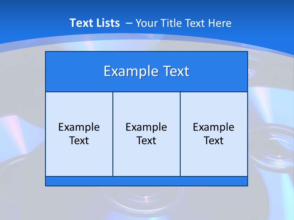 Close Up Of Batch Of Compact Disc PowerPoint Template