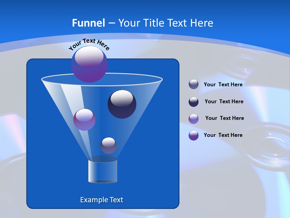 Close Up Of Batch Of Compact Disc PowerPoint Template