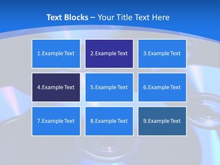 Close Up Of Batch Of Compact Disc PowerPoint Template