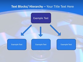 Close Up Of Batch Of Compact Disc PowerPoint Template