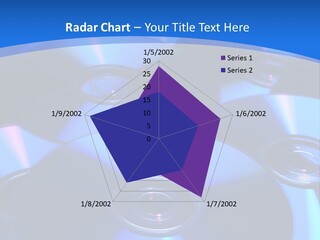 Close Up Of Batch Of Compact Disc PowerPoint Template