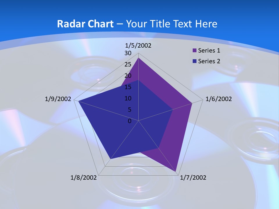 Close Up Of Batch Of Compact Disc PowerPoint Template