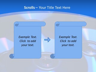 Close Up Of Batch Of Compact Disc PowerPoint Template