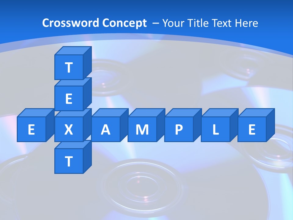 Close Up Of Batch Of Compact Disc PowerPoint Template