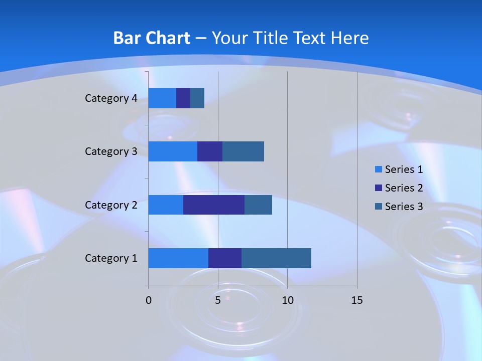 Close Up Of Batch Of Compact Disc PowerPoint Template