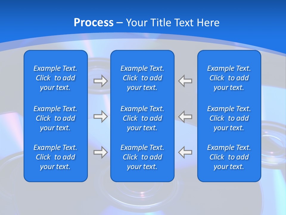 Close Up Of Batch Of Compact Disc PowerPoint Template