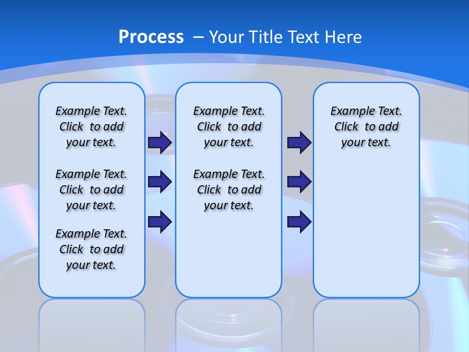 Close Up Of Batch Of Compact Disc PowerPoint Template